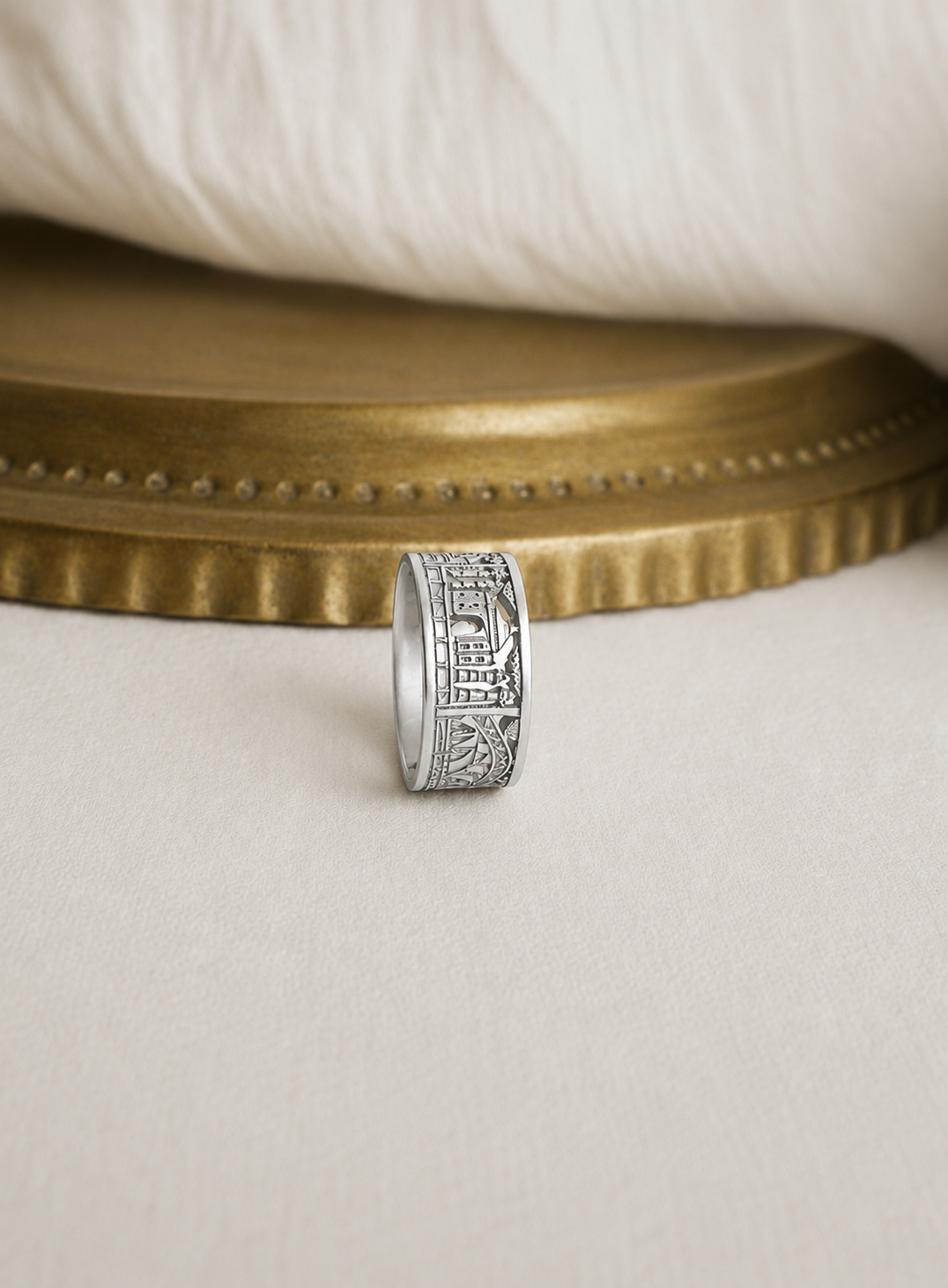 Jaisal Hand carved Silver 925 Ring By Artisav